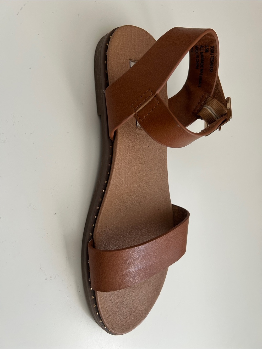 Steve Madden Donddi Sandal - Tan Leather - Picture 3 of 11